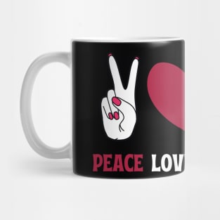 Peace Love Hot Stones Mug